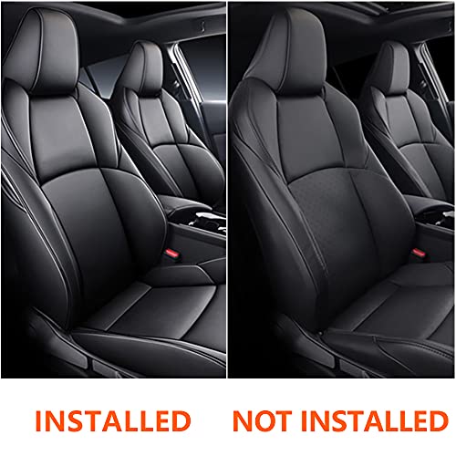 AOMSAZTO Car Seat Cover for Mazda 3 2019 2020 2021 2022 2023 2024 2025 2026 - Full Set Customized Black Faux Leather Seat Covers - color: Black, size: Mazda 3 2019-2026 Seat Covers Full Set