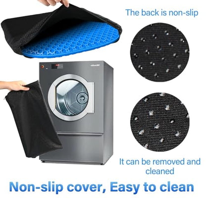 Large Gel Seat Cushion for Long Sitting with Non-Slip Cover,Soft & Breathable,Seat Cushion for Chair,Car,Office,Desk Chair,Wheelchair - size: Medium Size