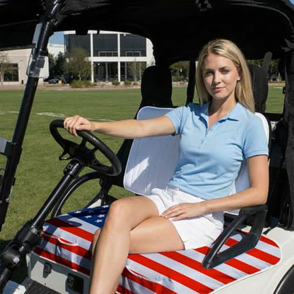 Golf Cart Seat Covers Golf Cart Seat Towel Blanket Group - color: American Flag Pattern 03