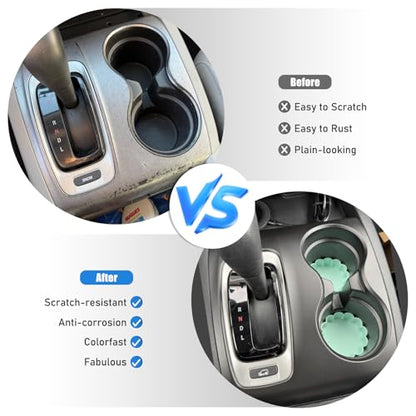 Gear Shift Panel Cover Trim for Honda Pilot 2016-2020/ Honda Ridgeline 2017-2019, ABS Automotive Center Consoles Cup Holder Cover Protector Accessories (Matte Black) - color: Matte Black