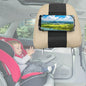 Phone Mount for Car Headrest Fits All 3.5-7 Inch Cell Phone and Devices Silicone Car Phone Holder Mount for Kids in Back Seats - Black - color: Black 1 Pack
