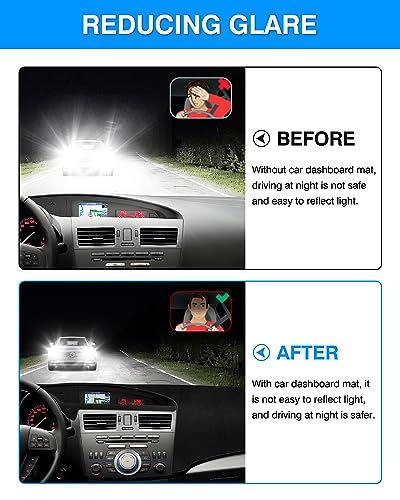 Autorder Dashboard Cover Mat for 2010-2013 Mazda 3 Sedan/Hatchback/MazdaSpeed3 Accessories Dash Cover Flannel Dash Mat Sunshade Glare UV Rays Protector - size: 2010-2013 Mazda 3