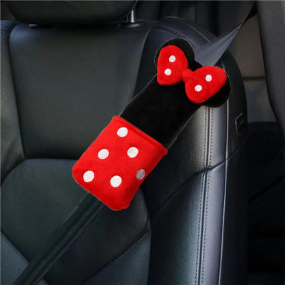 Seat Belt Cover Pad for Man, Cute Seatbelt Covers, Cute Cartoon Car Seat Belt Cover Pads, Car Seat Shoulder Strap Pads, Seatbelt Cushion, Car Seat Strap Covers for Boys Girls (MN) - color: MN
