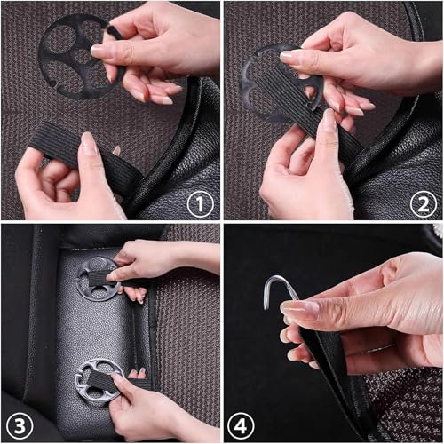 Breathable & Anti-Slip Viscose Filament Car Seat Covers,Ice Silk Non-Slip Car Seat Pad for Summer Breathable and Refreshing (Black,Seat Full Set) - color: Black, size: Seat Full Set
