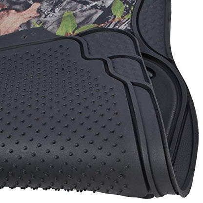 BDK Camouflage 4 Piece All Weather Waterproof Rubber Car Floor Mats - Fit Most Car Truck SUV, Trimmable, Heavy Duty - MT-684-CM