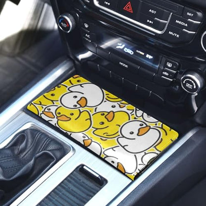 linqin Car Registration and Insurance Card Holder, Rubber Duck Yellow White Glove Box Organizer Card Document Wallet - color: Rubber Duck Yellow White