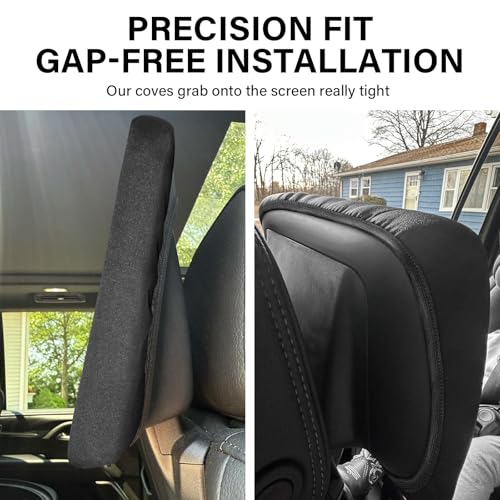 2-Pack Rear Seat Screen Protectors for 2021-2025 2026 Cadillac Escalade/GMC Yukon/Chevrolet Tahoe Suburban Storage Models, Neoprene Shockproof Covers Anti-Scratch Dust & Impact