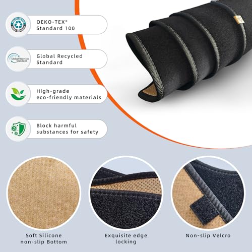 Dashboard Cover Dash Mat Fit for K-ia Optima / K5 2020-2017 (Without HUD Models),Car Dash Board Mat Anti-Glare Carpet,Non-Slip Pad Sunshield Protector (Black)