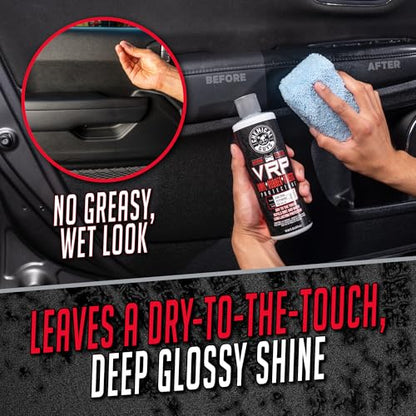 Chemical Guys VRP Vinyl, Rubber, and Plastic Dressing - Tire Dressing, Non-Greasy, Dry-to-the-Touch Shine for Tires, Trim, and More, Safe for Cars, Trucks, SUVs, RVs & More - 16 oz - size: 16 Fl Oz (Pack of 1)