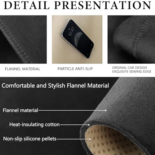 Flannel Dash Cover Dashboard Cover Pad Mat Custom Fit for Ford Mustang 2005 2006 2007 2008 2009 Car Dashmat Accessories Black - color: 2005-2009 Mustang