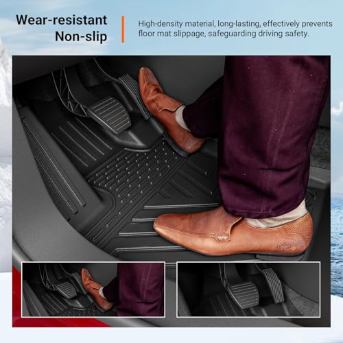 powoq Floor Mats Compatible with 2017-2025 Jeep Compass Trunk Mat Backrest Mat Cargo Liner TPE Replacement for 2017-2025 Jeep Compass Accessories (Trunk Mat+Backrest Mat+Floor Mats) - size: Compatible with Jeep Compass | 2017-2025
