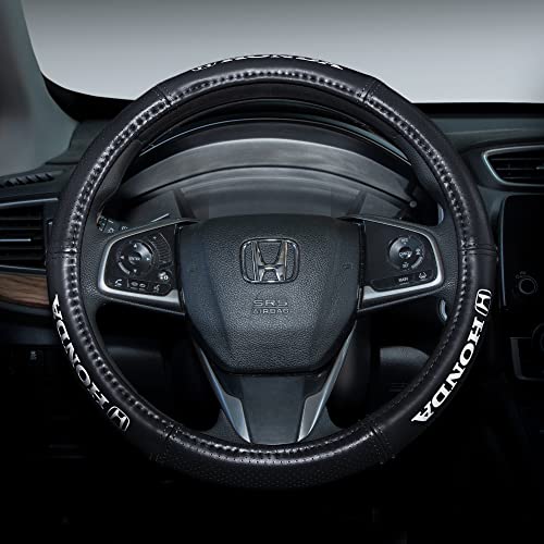 Plasticolor 006732I01 Elite Series Speed Grip 'Honda' Steering Wheel Cover , black