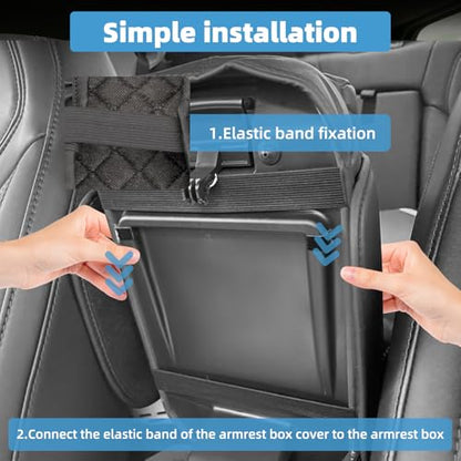 Center Console Armrest Cover for Ford Maverick 2022 2023 2024 2025 Fully Covered Anti-Scratch Protector Interior Accessories - size: Compatible with Maverick 2022 2023 2024 2025