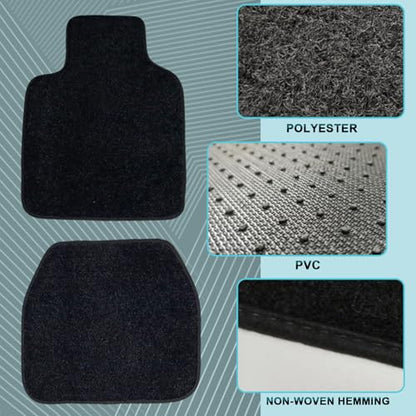 Starlight Floor Mats for Car, LED Car Mats, Starry Sky Design Luminous Carpet, Universal Fit Anti-Slip Waterproof Starlight Mats for Cars, SUVs, Trucks(USB Cable) - color: USB