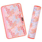 2 Pcs Plush Universal Seat Belt Cover Pad - 2-in-1 Soft Bag Handle Sleeve, Skin-Friendly & Breathable, Machine Washable, Cute Designs for Men Women Kids Car Accessories, Florals