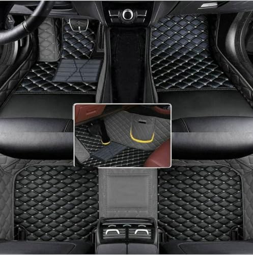 AerfineCar Mats Fit for BMW 1 2 3 4 5 6 7 8 Series X1 X2 X3 X4 X5 X6 X7 GT Waterproof car Floor mats Custom Full Coverage All Weather Protection Non-Slip Leather Floor Liners (Fashion Color 20) - color: Fashion Color 20