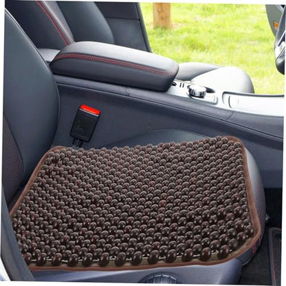 ULTECHNOVO Breathable Nonslip Car Seat Cushion Optimal Airflow Summer Ventilated Automotive Bead Pad for Comfortable Driving Compatible Vehicles