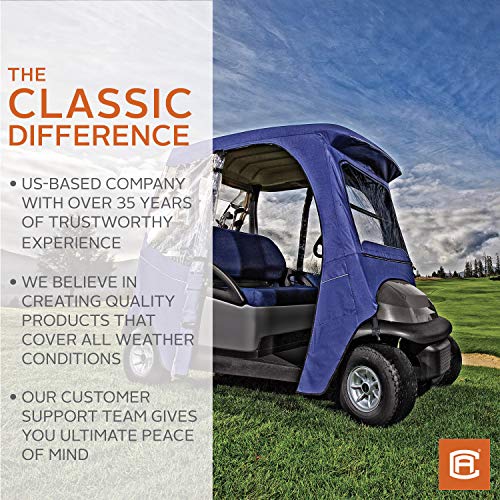 Classic Accessories Fairway Terry Cloth Golf Cart Seat Cover, Black - color: Black