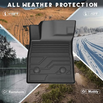 KARPAL Floor Mats for 2024-2026 Chevy Trax & Buick Envista, All-Weather TPE Custom Fit Floor Liners Car Accessories - style: 2024-2026 | For Chevy Trax | 1st & 2nd Row & Cargo