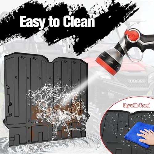 Trunk Mat for Honda Pioneer 700-4 14-24, TPE Rear Cargo Liner Bed Mat All Weather Protector Slush Liner for UTV Honda Pioneer 700-4 2014-2024 Accessories, Replace# 0SP42-HL3-201