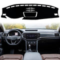 Dash Mat Cover Interior Dashboard Protection pad Compatible with Volkswagen Atlas SUV S SE SEL and SEL Premium 2018-2023 Sunshade Glare UV Rays Protector (Black Trim) - color: Black Trim