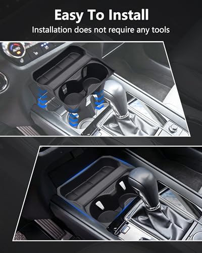 Cup Holder Insert for 2023-2026 Mazda CX50, Soft TPE Rubber Cup Holder Liner for Center Console, Spill-Resistant Protector for Base/Select/Preferred/Premium/Turbo, Not for CX-5 - size: For CX50 2023-2025