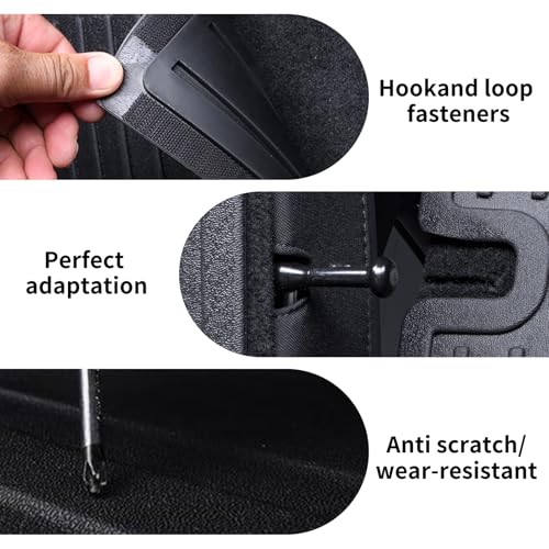 Cargo Mat with Backrest Protection for 2021-2024 2026 Chevy Chevrolet Tahoe/GMC Yukon（Not XL）,TPE All Weather Protection Cargo Liner with Velcro Rear Seats Backrest car Accessories-Black - size: Chevrolet Tahoe 2021-2026 2-in-1 Cargo Mat