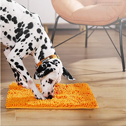 FAN WU 2-in-1 Dog Car Seat Cover with Removable Sniffle Mat - Calming Anxiety Relief Dog Hammock for Back Seat, 100% Waterproof Scratchproof Pet Seat Protector, Universal Fit for Cars, SUVs & Trucks