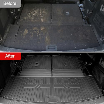 Cargo Mat for 2020-2025 2026 Ford Explorer Accessories All Weather Trunk Liner Replacement for 2025 2026 Ford Explorer ST Accessories 2024 2023 2022 2021