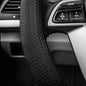 FH Group Universal Fit Silicone Snake Pattern with Massaging Grip Steering Wheel Cover Fits Most Cars, SUVs, Trucks, and Vans Black - color: Black
