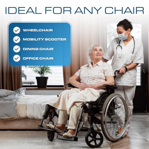 Kölbs Gel Extreme Wheelchair Cushions Seat Cushion, Coccyx, Sciatica & Tailbone Pain Relief Seating Pad Ideal for Office, Kitchen Wheelchairs and Auto, 18 x 18, 3 Inch Thick (Change for dif, Sizes) - size: 18x18x3 Inch (Pack of 1)