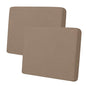Easy-Going Stretch Individual Couch Cushion Cover Sofa Seat Furniture Protector Sofa slipcover Soft Flexibility with Elastic Bottom(2 Piece Cushion Sofa, Camel) - color: Camel, size: 2 Cushion Sofa
