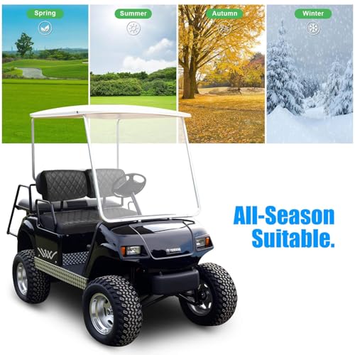 Golf Cart Seat Covers Front for Yamaha G2 G8 G9 G11 G14 G16 G19 G20 G22 Golf Carts Made Thick Premium Marine Leather with Custom Diamond Anti-Scratch/Anti-Fading/Easy to Install - style: Fit YAMAHA G2 G8 G9 G11 G14 G16 G19 G20 G22
