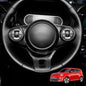 Steering Wheel Trim Cover Compatible with Kia Soul 2020-2026 Accessories (Carbon Fiber Pattern)
