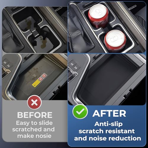 Cup Holder Insert & Wireless Charging Protective Mats for Lexus GX550 2026 2025 2024, Center Console Interior Accessories Silicone Cup Holder & Wireless Charger Cover Pad for 2024-2026 GX 550 - style: Fit for 2024-2026 GX550