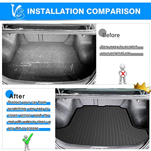 Powerty Trunk Mat for 2019-2025 2026 Nissan Altima Sedan Accessories Cargo Mats TPO All Weather Cargo Liner Heavy-Duty Trunk Liners - size: Cargo Mat｜For｜19-26｜Nissan Altima Sedan
