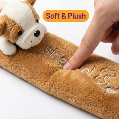 UNICOLD 2-Pack Ultra-Soft Short Plush Seatbelt Cover, Cute Animal Edition – Cloud-Like Shoulder Pad for a Comfy Ride for Adults & Kids (BW-Dog) - style: BW-Dog