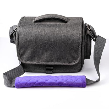 Soft Automotive Seat Belt Cover Seatbelt Shoulder Pad Neck Protector Cushions Universal Fit SUV Trucks Backpack 2 PCS Violet 10.2in - color: Purple, size: 10.2in-2pc