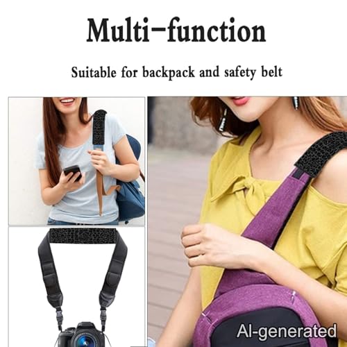 Dreaweet Black Leopard Print Seatbelt Covers for Women Soft Comfortable Seat Belt Cover Pad Fashion Cheetah Print Car Accessories 2 Pack Universal Car Seat Shoulder Strap Pads - color: Black Cheetah Print