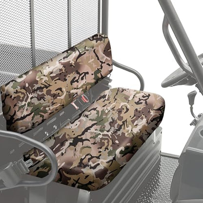 Mule Seat Cover, UTV Front Bench Seat Cover Fit for Mule 3000 3010 3020 4000 4010 2001-2024,1680D Oxford Fabric Waterproof Camo