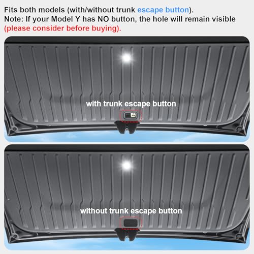 Trunk Tailgate Mat for Tesla New Model Y Juniper 2026,Trunk Protector Mat All Weather Door Liners Model Y Juniper Accessories,Full Wrap-Around