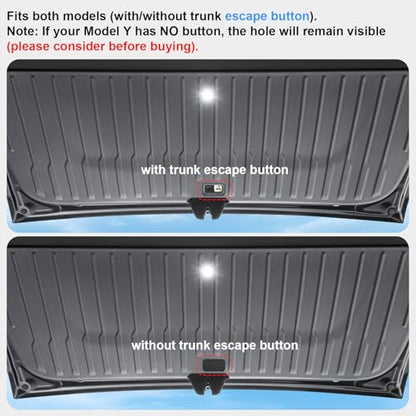 Trunk Tailgate Mat for Tesla New Model Y Juniper 2026,Trunk Protector Mat All Weather Door Liners Model Y Juniper Accessories,Full Wrap-Around