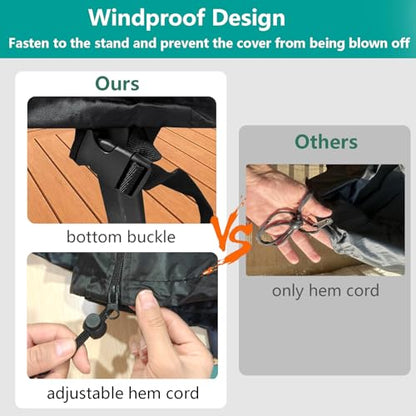 【Upgraded】Patio Egg Chair Covers with Zipper, Wicker Egg Swing Chair Covers, Waterproof Heavy Duty Weather Resisatnt Outdoor Chair Cover, Windproof Hanging Chair Cover, 75" x 45", Black, 2 Pack - color: Black, size: 2 Pack-Single Seat 75'' (L) x 45''(W)
