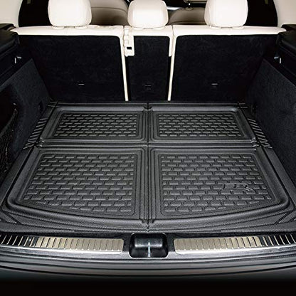 3D MAXpider Universal All-Weather Hybrid Rubber Cargo Liner Trunk Mat for Cars Trucks SUVs