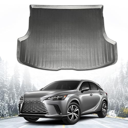 Premium Cargo Liner for Lexus RX 350 350H 500H 2023-2025, 2026 100% Protection - Custom Fit Car Trunk Mat - All-Season Black Cargo Mat - 3D Shaped Laser Measured Trunk Liners for Lexus RX