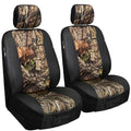 LPI Truck Mossy Oak Heavy Duty Car Seat Covers for Front Seats; Fits Sedans and SUVs, Includes Front and Rear Storage Pockets, Built-in Molle Style Organizer; Semi-Custom Fit; 2pcs - color: Sedan Seat Cover Camo