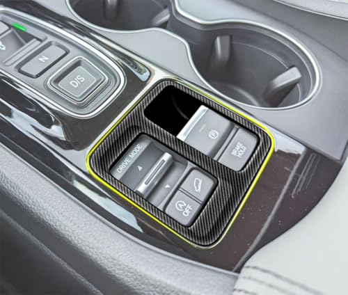 Electronic Handbrake Panel Cover Compatible with Honda New Passport 2026 2027 Gear Shift Panel Cover Interior Car Accessories ABS 1PCS(Carbon Fiber Style) - color: Carbon Fiber Style