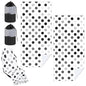Hahafelt 2 Pack Car Seat Towel Covers with Storage Bag, 63 x 32 Inch Universal Non Slip Waterproof Sweat Protector for Car Truck, Gym Swimming Running, Machine Washable (Black and Gray Dots) - style: Black and Gray Dots