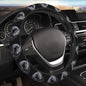 Silver Dragon Rose 1 Universal Steering Wheel Covers, Cute Car Accessories for Women Girls Car Truck - color: Silver Dragon Rose 1