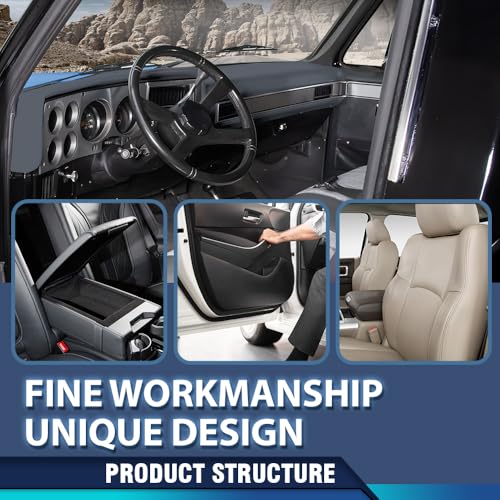 PIT66 TPE Dash Cover Dashboard Panel Fit GMC Chevy Full Size Pickup 1981-1987, Fit GMC Chevy SUV 1981 1982 1983 1984 1985 1986 1987 1988 1989 1990 1991 Dark Blue - size: 1981-1991 GMC Chevy SUV(Dark Blue)